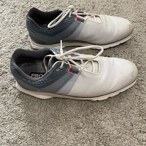 FootJoy Pro SL Spikless Golf Shoes Mens Size 11.5 Blue White Waterproof